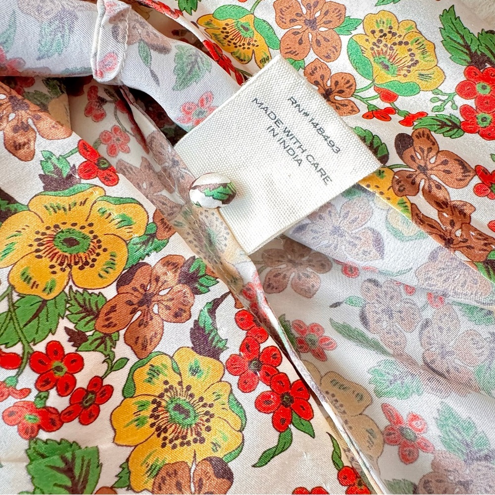 ✨Last Chance💋🌼🌹DÔEN ‘Vittoria’ Silk Jennifer Spring Maxi Dress XS✨ - Picture 10 of 15